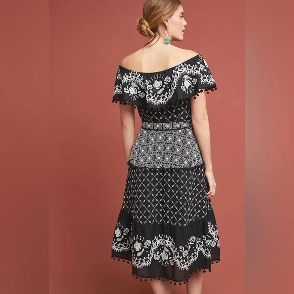 Anthropologie Marisol Off-The-Shoulder Dress - Picture 2 of 16